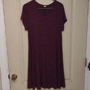 Old Navy Plum Scoop Neck Dress